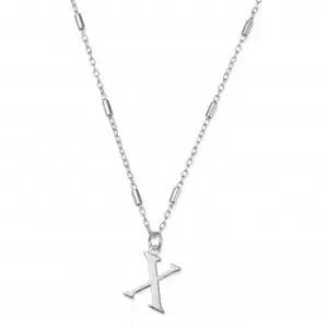 Image of Iconic Initial X Silver Necklace SNCC4040X