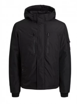Image of JACK & JONES Junior Black Parka - 7-8 years