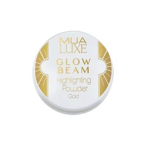 Image of MUA Luxe Glow Beam Highlighting Powder - Gold Gold