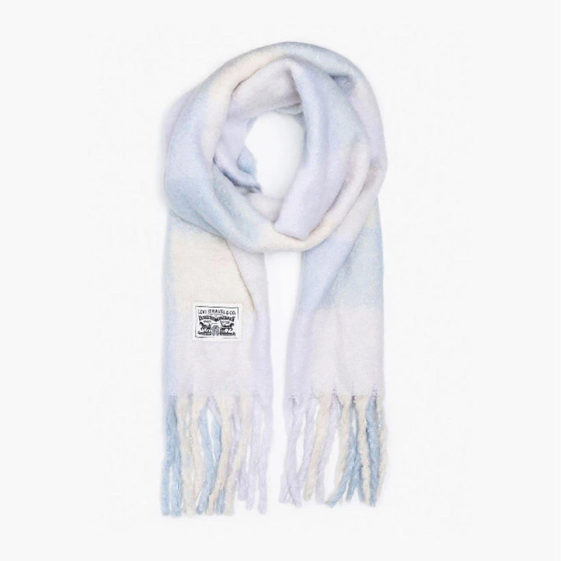 Image of Levis Womens Pop Knitted Scarf Purple Multi female One Size