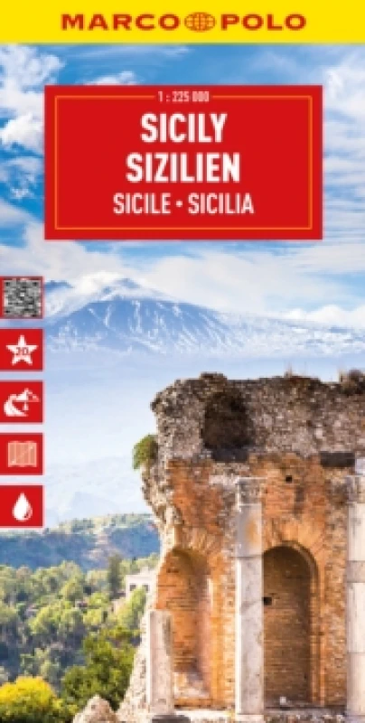 Image of Sicily Marco Polo Map Sheet map, folded