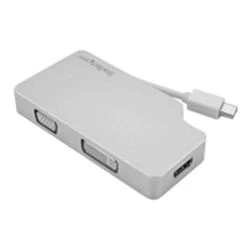 image of StarTech.com 3-in-1 Mini DisplayPort to VGA, DVI or HDMI - 4K