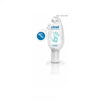 image of Hand Sanitising Alchohol Gel (with Retractable Clip) - 50ml