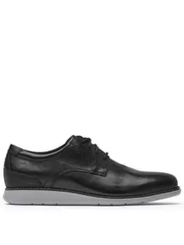 Image of Rockport Tm Craft Plain Toe Casual Shoe - Black, Size 10, Men