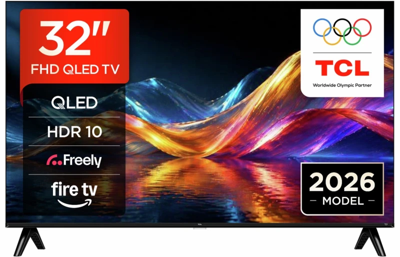 Image of TCL TCL 32" 32V5DUK Smart Full HD HDR QLED Freely TV