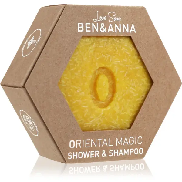 image of Ben & Anna Love Soap Oriental Magic Shower Gel & Shampoo Bar 60g