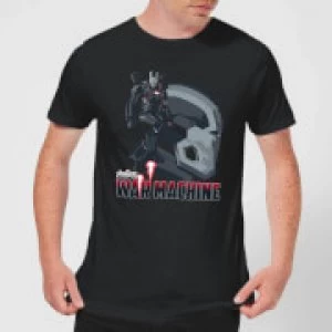 image of Avengers War Machine Mens T-Shirt - Black