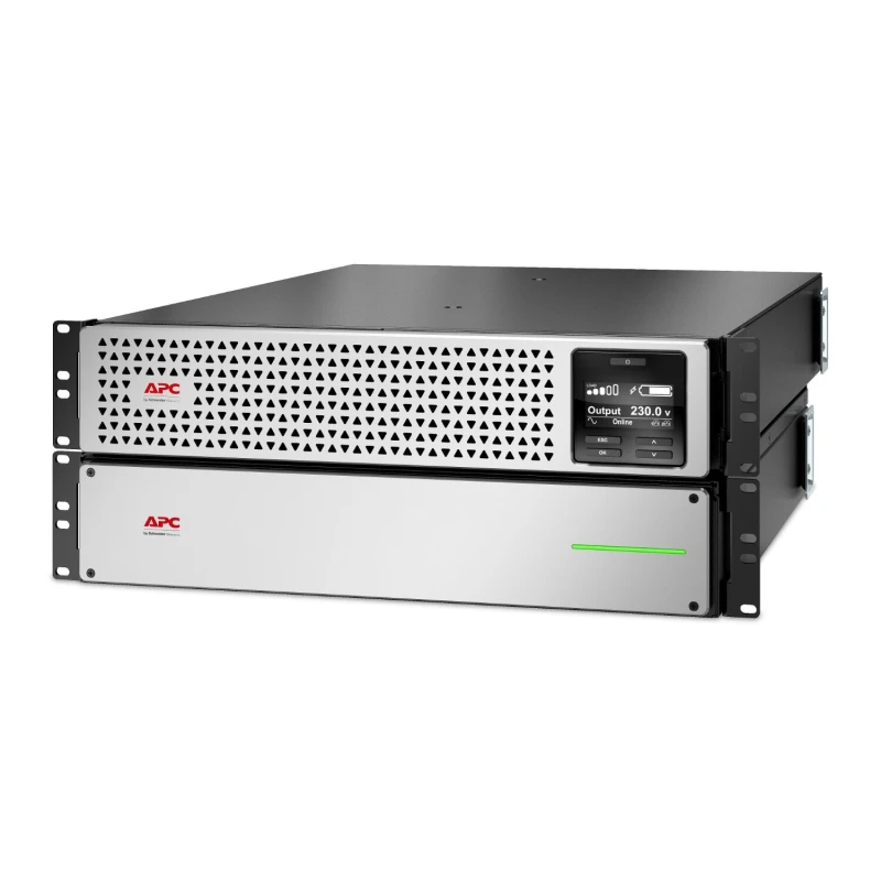 Image of APC APC Smart-UPS On-Line, 1000VA, Lithium-ion, Rackmount 4U, 230V, 8x C13 IEC outlets, SmartSlot, Extended long runtime, Rail kit included SRTL1000RM