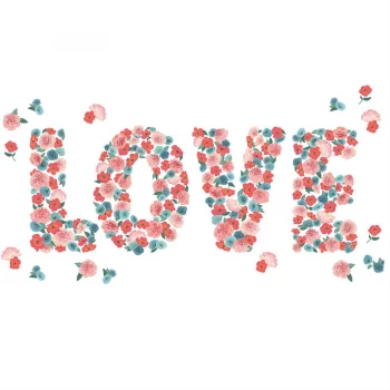 image of Fine Decor Wall Pops Love Wall Sticker