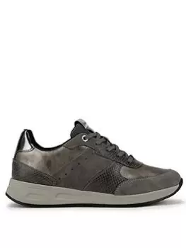 Image of Geox Bulmya Trainers - Grey, Size 5, Women