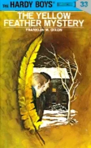 Image of yellow feather mystery hardy boys 33