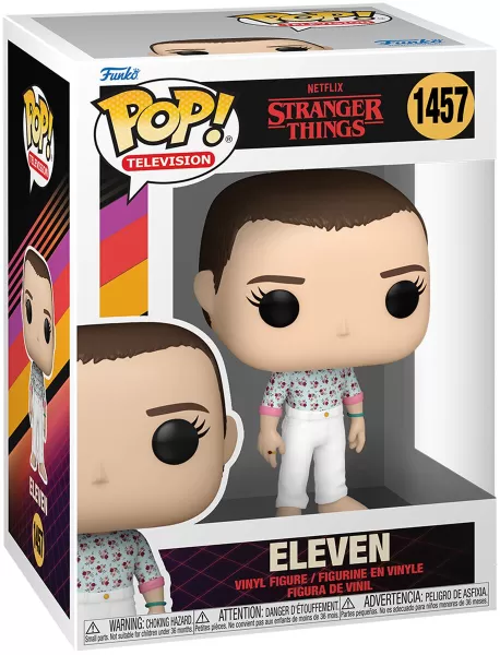 image of Stranger Things Season 4 - Eleven (Chase Edition possible!) vinyl figurine no. 1457 Funko Pop! multicolour