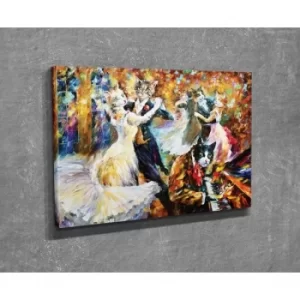 Image of DC310 Multicolor Decorative Canvas Painting