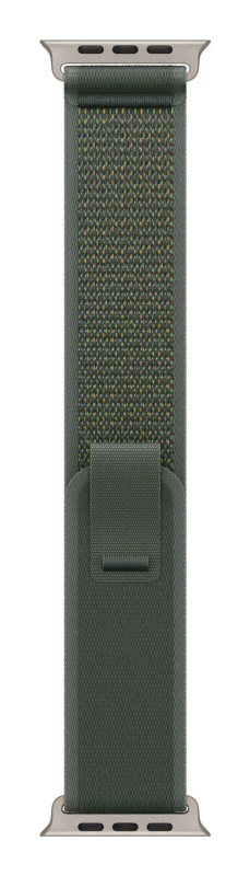 Image of Apple 49mm Green Trail Loop - M/L - Natural Titanium Finish MXTP3ZM/A