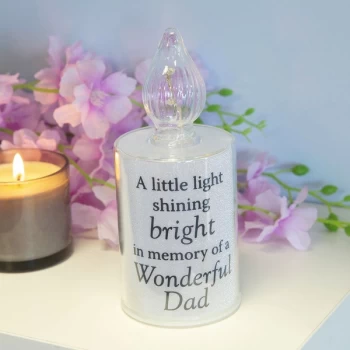 Image of Thoughts Of You Memorial Candle Light - Dad