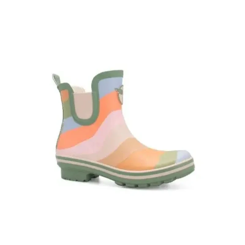 Image of Rouchette Short rain boots Rouchette Feeling Meadow Vert Unisex 36 feeling-meadow-short-green