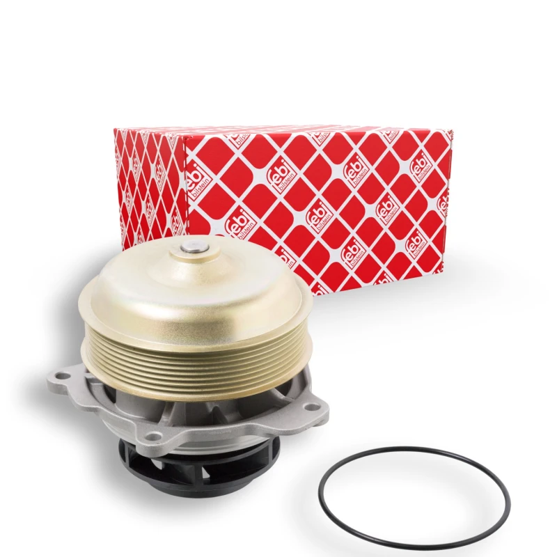 Image of FEBI BILSTEIN 49058 Water pump Aluminium, with gasket/seal Aluminium Water Pump (1260)