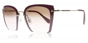 Image of Miu Miu MU52RS Sunglasses Dark Purple UA50A6 52mm