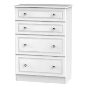 image of Florence White Ash 4 Drawer Deep Chest