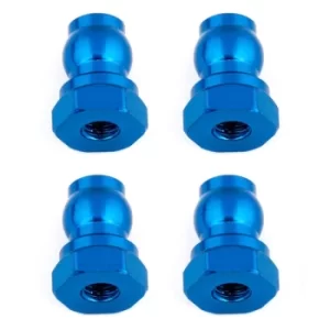 Team Associated Shock Bushings 10 Mm Blue Aluminum