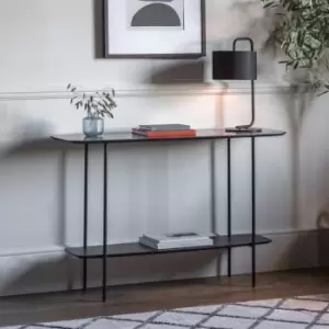 Image of Crossland Grove Bath Console Table Black Marble