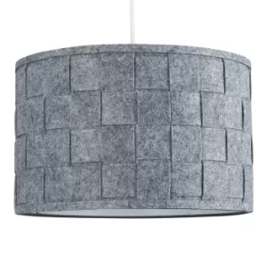 Image of Large Monza Weaved Pendant Shade in Grey