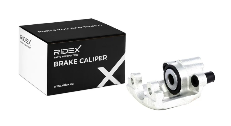 Image of RIDEX 78B0267 Brake caliper Rear Axle, without holder Cast Iron Brake Caliper (78)