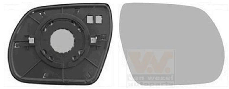 Image of VAN WEZEL Wing mirror glass VAN WEZEL 8268832
