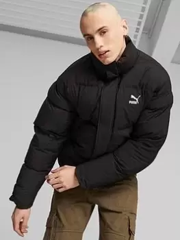 Image of Puma Classics Oversized Padded Jacket - Black Size M, Men