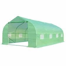 Image of Outsunny Walk in Polytunnel Greenhouse 2.95 x 1.95 x 1.96m