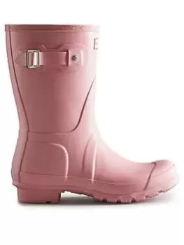 image of Hunter Original Short Boot - Rose, Pink, Size 5, Women