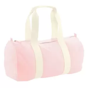 Image of Westford Mill EarthAware Organic Duffle Bag (One Size) (Pastel Pink)