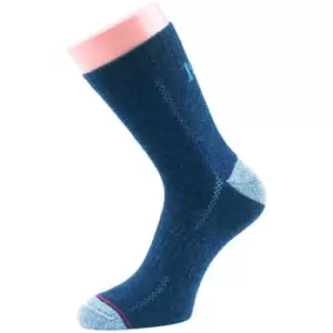 image of 1000 Mile Womens/Ladies All Terrain Socks (3 UK-5 UK) (Sapphire Blue)