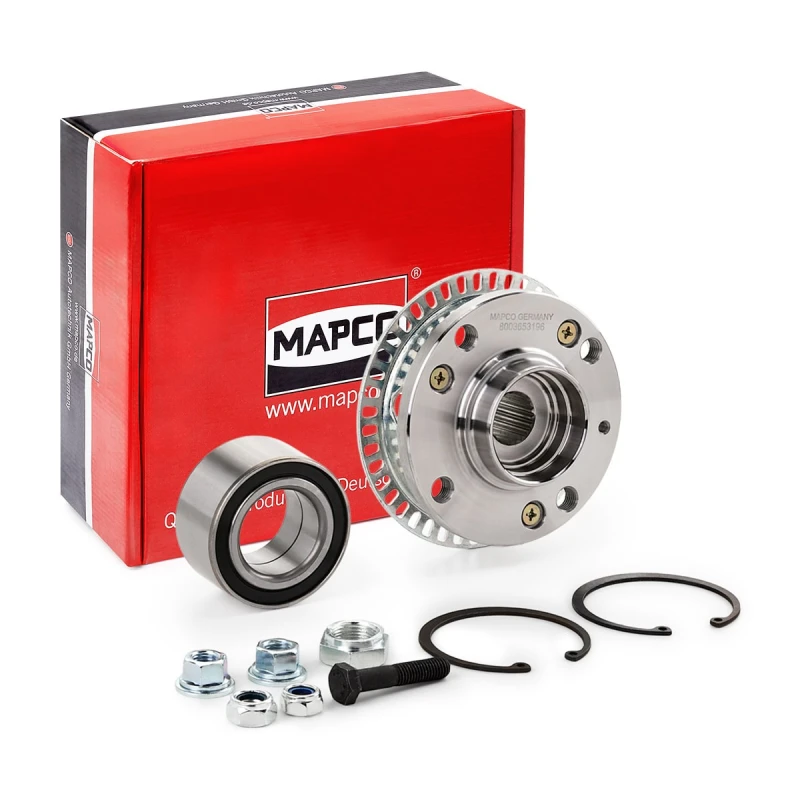 Image of MAPCO 46732 Wheel bearing kit Front axle both sides, with ABS sensor ring Wheel Bearing Kit (654)