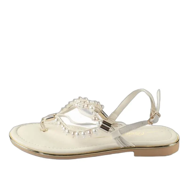 Image of Buffalo Womens sandals Buffalo Kira Pearl Beige Female 37