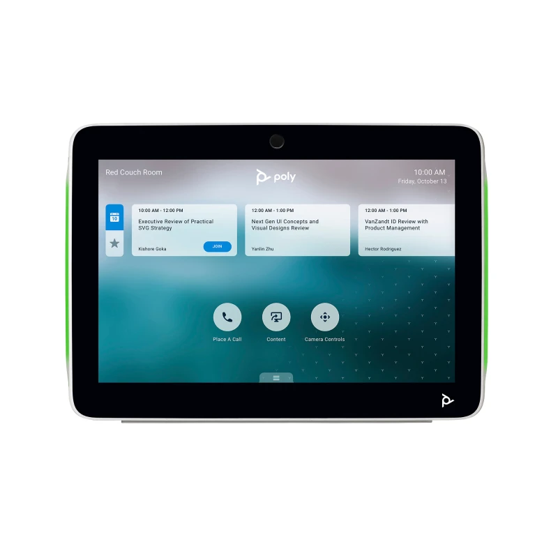 Image of HP Poly TC10 Meeting Room Scheduling Video Conferencing Touch EXR8PO875K5AA