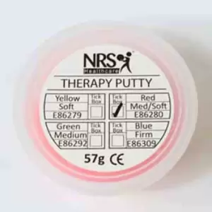 image of Nrs Healthcare Resistance Therapy Putty Medium Soft Resistance 57G - Red