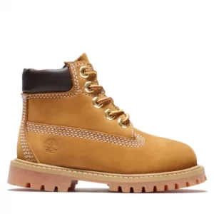 Image of Timberland Premium 6" Boot For Toddler In Yellow Yellow Kids, Size 10