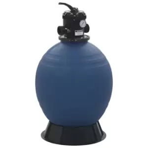 Image of Vidaxl Pool Sand Filter With 6 Position Valve Blue 560 Mm