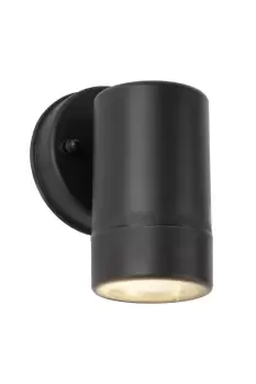 Image of 1 Light Outdoor Wall Light Black IP44 GU10
