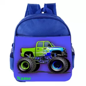 image of Personalised Monster Truck Backpack