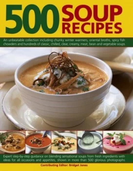 Image of 500 Soup Recipes by Bridget Jones Paperback