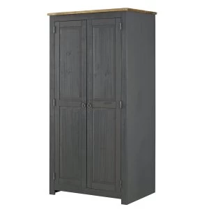 Image of Halea 2 Door Wardrobe - Carbon