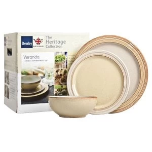 Denby Heritage Veranda 12 PC Tableware Set