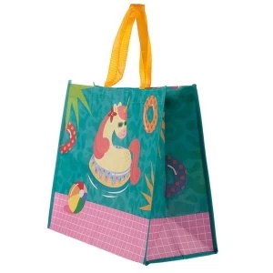 image of Tropical Unicorn Durable Reusable Shopping Bag