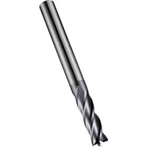 Image of S944 8.00MM Carbide 4 Flute Flatted Shank End Mill - TiAlN Coated