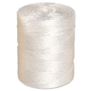 image of Flexocare Polypropylene Twine 1kg White Durable and strong, designed