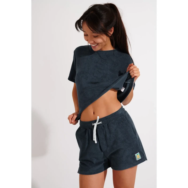 Image of banana moon Womens T-Shirt Banana Moon Orzo Seasponge Bleu Female L