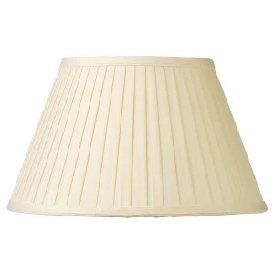 Image of Village At Home 18" Knife Pleated Drum Lampshade - French Cream