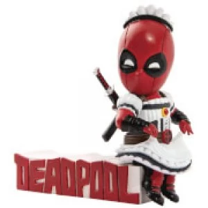 image of Beast Kingdom Marvel Comics Deadpool Maid Outfit Figure